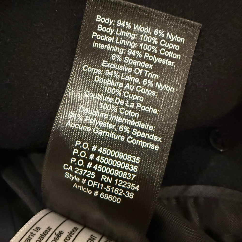 The Connor Coat - Soft Wool (Black) - Picture 11 of 11